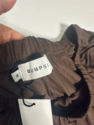 Bumpsuit The Cloud Pant Brown NWT Maternity Lounge Wide Leg Pants M thumbnail 5