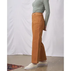 United‎ By Blue Organic Corduroy Wide Leg Pant Tan High Rise Gorpcore Size 28 thumbnail 3