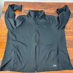 Under Armour Women's Full-Zip Jacket Black Size‎ 2XL Lightweight thumbnail 1