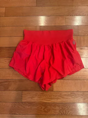 NWOT Free People FP Movement Carpe Diem Shorts Red XL thumbnail 2