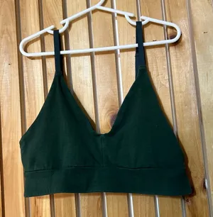 Pact Organic Everyday Classic T-Shirt Bra Green Size XS thumbnail 1