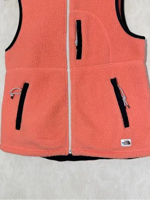 The North Face Women’s Cragmont Fleece Vest Full Zip Retro in Orange S thumbnail 5