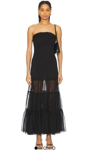 Revolve strapless maxi dress thumbnail 1