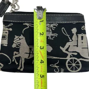 Coach Y2K horse & carriage pattern wristlet thumbnail 7