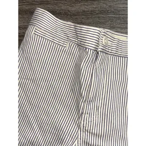 NWT Madewell The Emmett Wide-Leg Crop Pant: In Smokey Grape Stripe Size 23 thumbnail 6