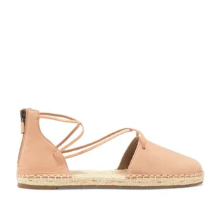 Eileen Fisher Lace-Up Leather Espadrille Sandal, Toffee Cream Pink Size 7.5, NWT thumbnail 12