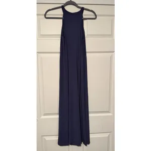 Fighting Eel Maxi Tank Dress‎ Gray Blue Buttery Soft Hawaiian Resortwear thumbnail 5