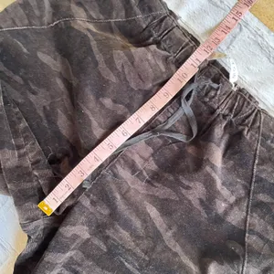 Tinseltown Camo Corduroy Joggers Large Trackpants Utility Pockets Womens Pants thumbnail 3