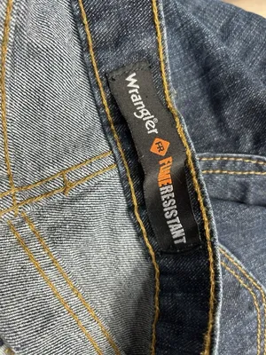Wrangler FR Fire Resistant Womens Jeans CAT2 13x32 Work Embroidered 10FRW10CH thumbnail 3