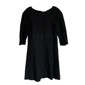 Banana‎ Republic Factory Womens 4 Black Linen Blend Boat Neck Mini Dress NWT thumbnail 13
