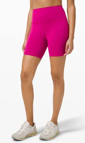 Lululemon Ripened Raspberry Wonder Train High Rise Shorts Size 4 thumbnail 1