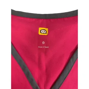 Women's Hot Pink Scrub Top thumbnail 3
