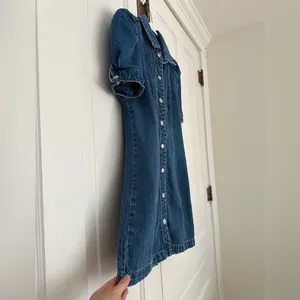 BLANK NYC Dark Blue Button Up Denim Mini Dress • Women’s Size S • Western, Americana Vibes thumbnail 4