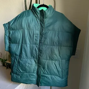 UGG Blue Sydnee Reversible Puffer Vest thumbnail 3