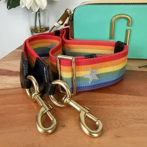 Pre-owned MARC JACOBS‎ Saffiano Rainbow Strap Color Block Snapshot Camera Bag thumbnail 5