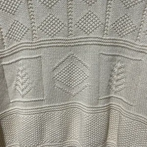 Vintage Woolrich Cable Knit Tunic Sweater Made In USA Women’s M Cotton NEW NOS thumbnail 5
