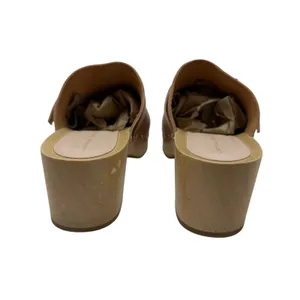 Loeffler Randall‎ Roberta Low-Heel Clogs Cognac Leather Brown Tan Size 5.5 thumbnail 9