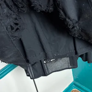 Black Embellished Circle Skirt by Sak & Co. thumbnail 4