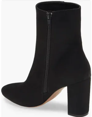 Chinese Laundry Black Suede Booties thumbnail 3
