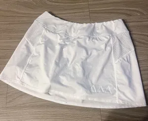 Tri Delta Sorority Skirt White thumbnail 1