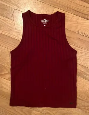 Hollister Maroon Slim Tank thumbnail 1