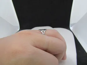 Om Silver Stainless Steel Ring - size 8.75 thumbnail 4