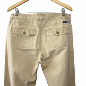 VTG Y2K Abercrombie‎ Women's 10R 25 Issue Wide Leg Flare Pants Khaki Minimalist thumbnail 5