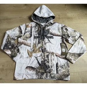 NWT Womens Mossy Oak white camo‎ pullover perfect hoodie outdoor hiking size L thumbnail 1