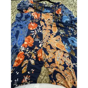 Free People Constance Boho Paisley Jumpsuit Size XL Boho Retro thumbnail 14
