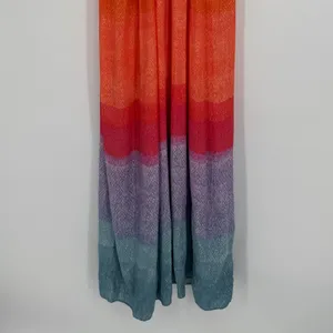 Anthropologie‎ Carla Weeks Setting Sun Maxi Dress XS Multicolor Ombre Boho Artsy thumbnail 8