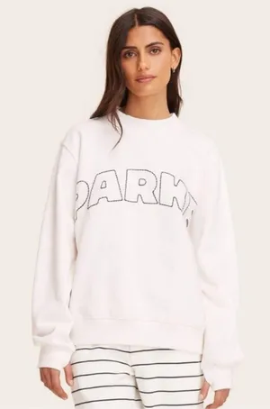 Parke x Target Mockneck Sweatshirt Women’s Size L/XL Cream Oversized thumbnail 1