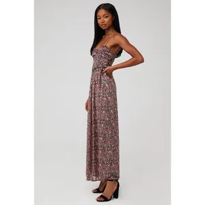 NEW For Love & Lemons Joelle Floral Maxi Dress M thumbnail 15