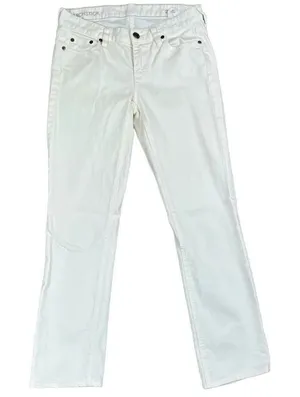 J. Crew Matchstick White Jeans 27S Skinny thumbnail 1