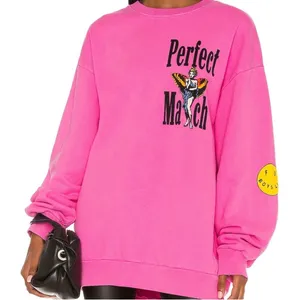 Boys Lie Perfect Match Sweatshirt Womens One Size Pink Good Graphic‎ Crewneck thumbnail 1