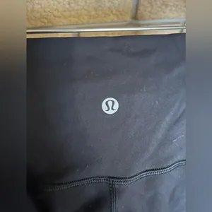 Lululemon Wunder Under Pant (Hi-Rise) Tech Mesh 28" Leggings Black Size 4 thumbnail 5