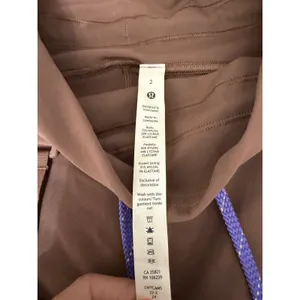 Lululemon Cargo SHR Hiking Short 8 Dark Oxide Purple Drawcord LW7CAMS Size 2 NWT thumbnail 8