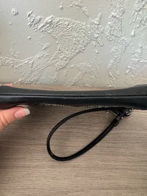 Coach Vintage Y2K Black Signature Canvas Wristlet thumbnail 6