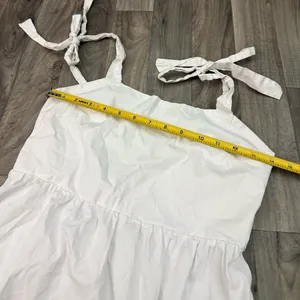 Revolve Clarisbelle white bow detail coquette cottagecore mini sun dress thumbnail 3
