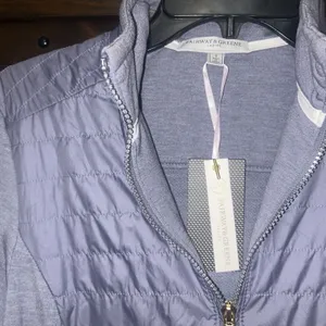 Fairway & Greene Full Zip Jacket Women’s Size Small Blue Golf Sporty Pockets NEW thumbnail 2