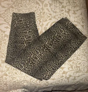Cheeta Denim Pants Gray Size L thumbnail 1