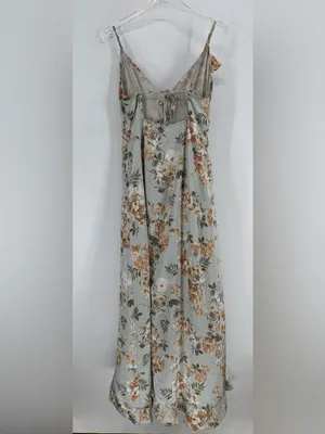 Floral Dress Forum midi dress with a side slit at the midi skirt size small thumbnail 2