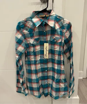 Wrangler BNWT Western Shirt thumbnail 1
