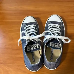 Converse Chuck Taylor All Star Low Top Canvas Sneaker Blue Grey Navy‎ Lace Up W7 thumbnail 7