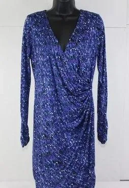 ladies blue TORY BURCH Dress size L thumbnail 1