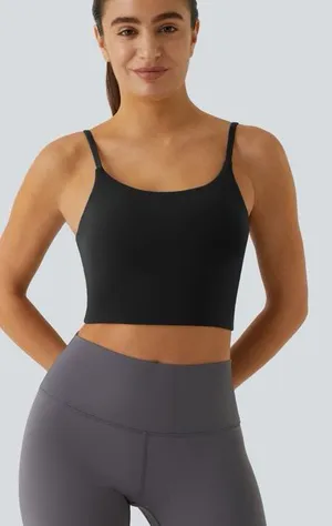 Halara 085HO.- Basic Padded Workout Cropped Tank Top. Size XSmall thumbnail 1