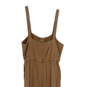 Alice + Olivia Tiana Button‎ Front Jumpsuit Tan Utility Cargo Tie Waist Size 8 thumbnail 9