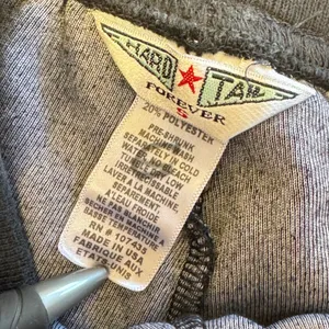 Y2K Hard Tail Forever Black French Terry Lounge Shorts Y-117B Small Made in USA thumbnail 5