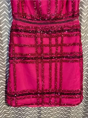 NBD | Natalie Mini Dress in Fuchsia, Small thumbnail 5