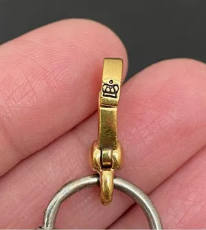 Retired RARE 2-tone “LOVE ME” Lock Collectible Bracelet Charm thumbnail 10