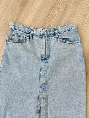 MANGO Denim Midi-Skirt thumbnail 5